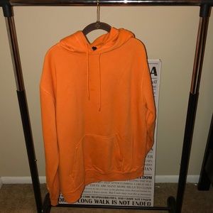 Orange Hoodie.